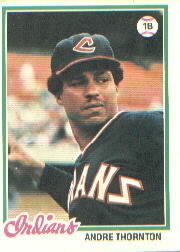 1978 Topps Baseball Cards      148     Andre Thornton